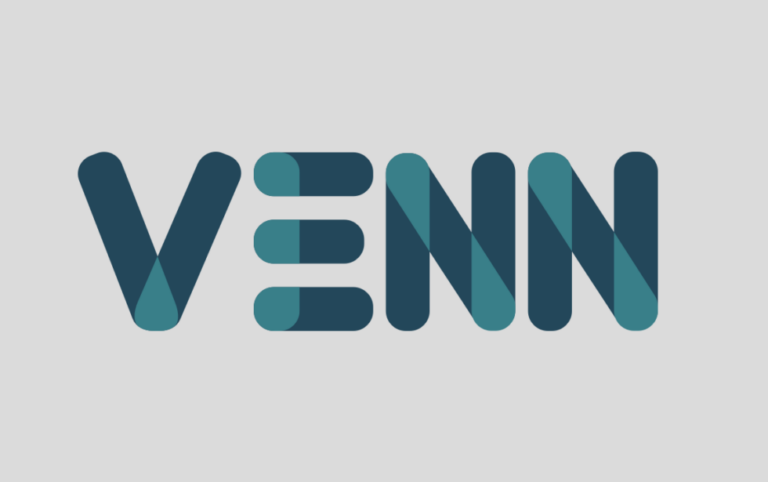 Venn Logo Gray BG